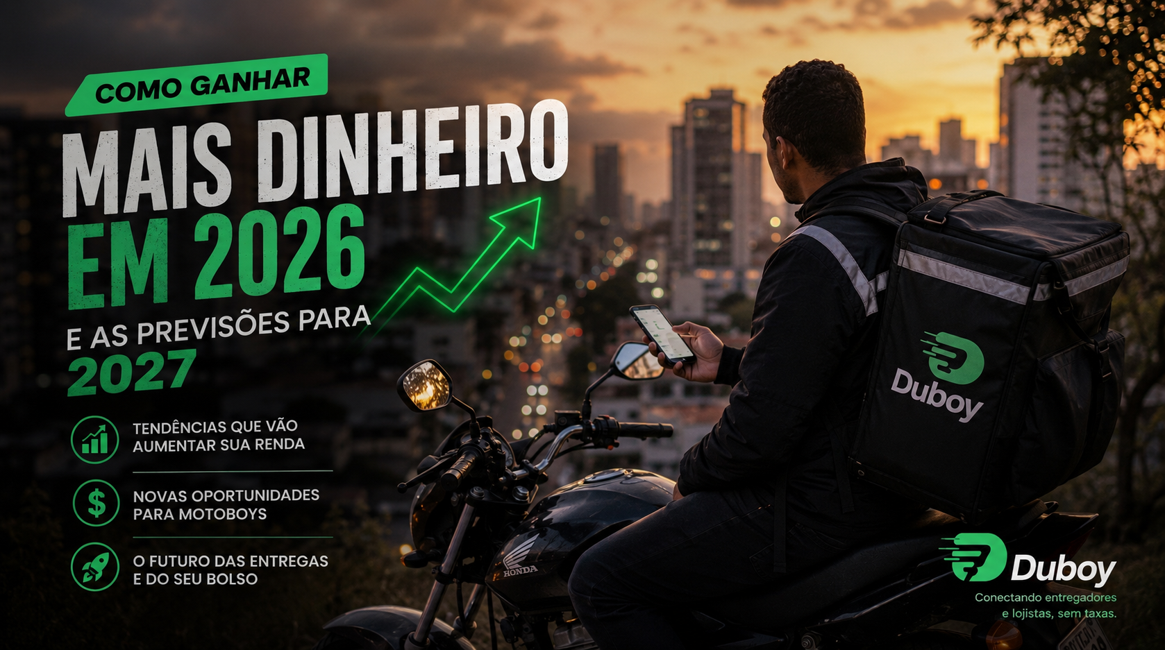 Como ganhar mais como motoboy em 2026: 7 estratégias reais